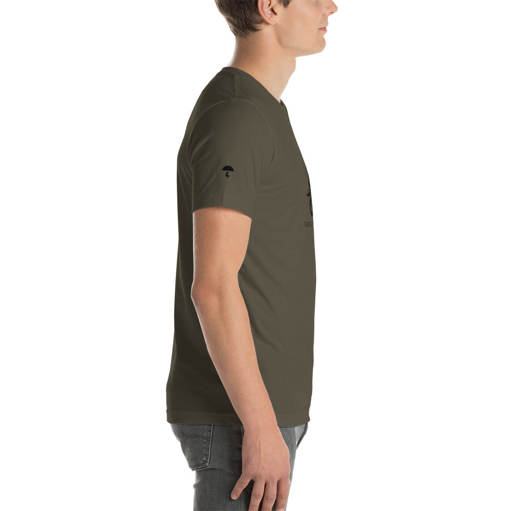 TD Pixelated Sportbike Black Font Short-Sleeve Unisex T-Shirt