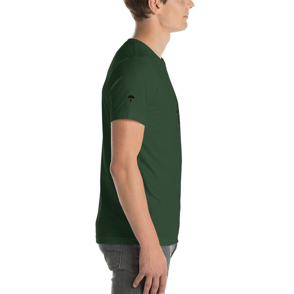 TD Pixelated Sportbike Black Font Short-Sleeve Unisex T-Shirt