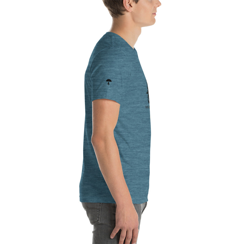 TD Pixelated Sportbike Black Font Short-Sleeve Unisex T-Shirt