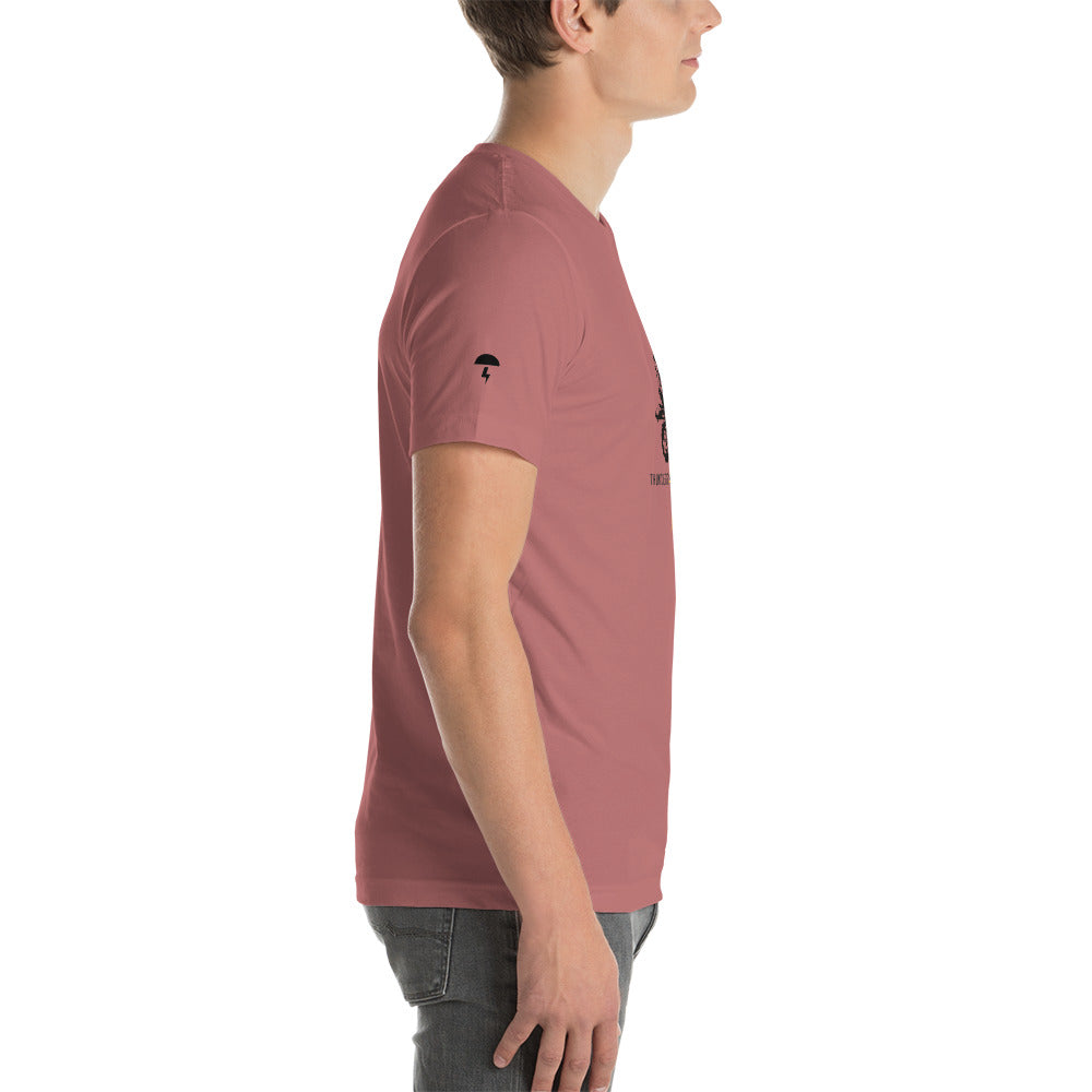 TD Pixelated Sportbike Black Font Short-Sleeve Unisex T-Shirt