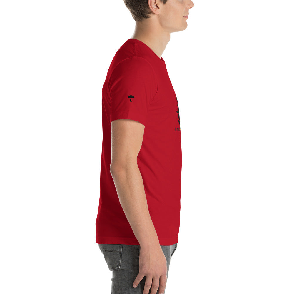 TD Pixelated Sportbike Black Font Short-Sleeve Unisex T-Shirt