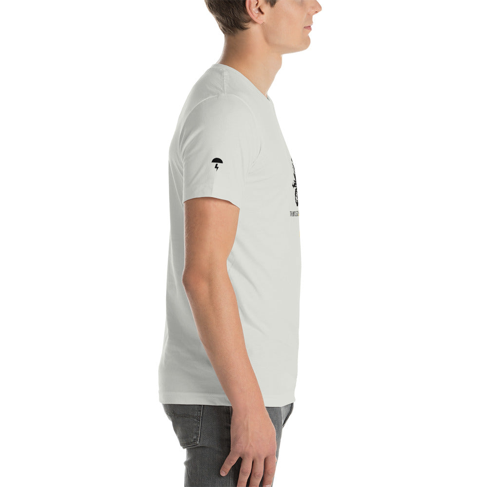 TD Pixelated Sportbike Black Font Short-Sleeve Unisex T-Shirt