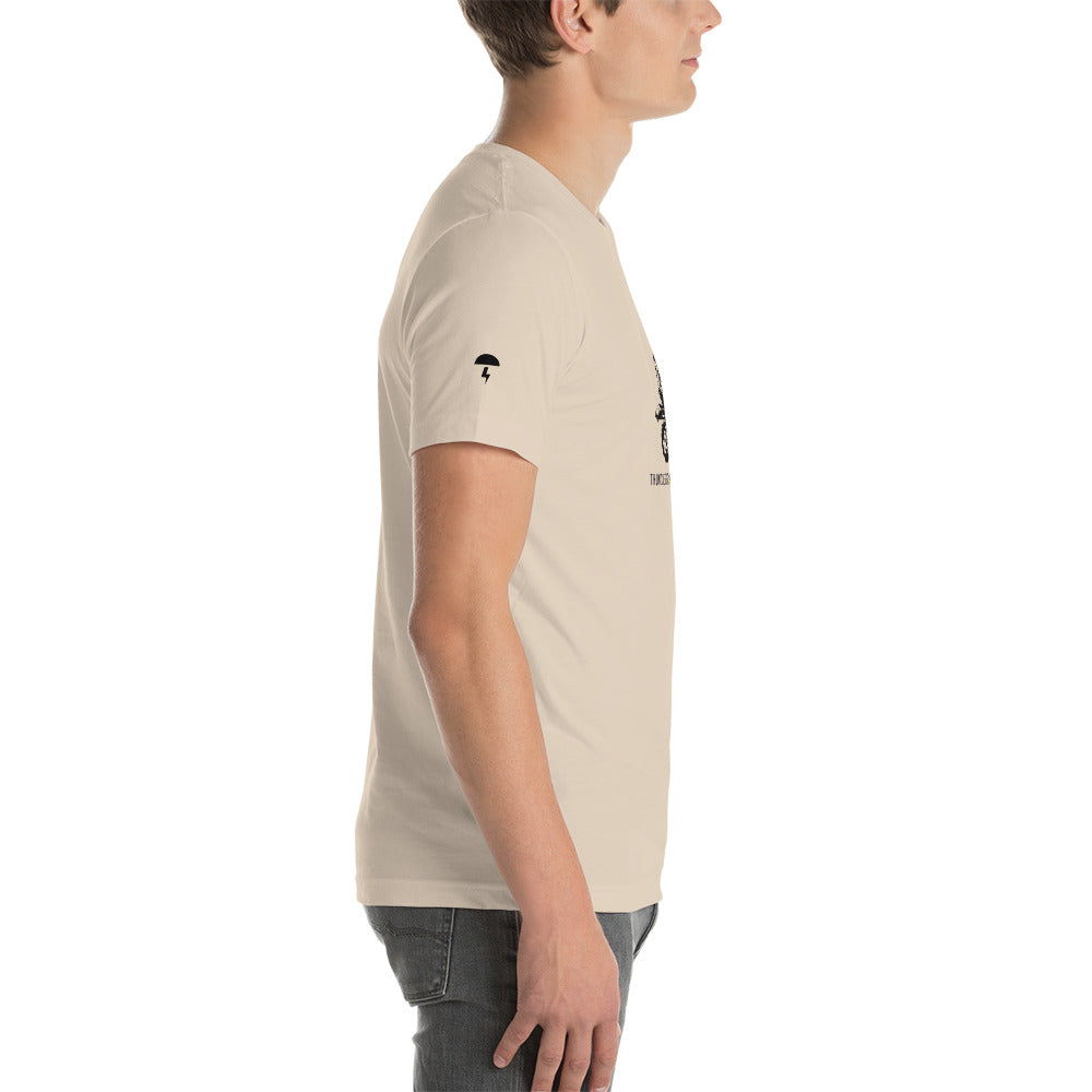 TD Pixelated Sportbike Black Font Short-Sleeve Unisex T-Shirt