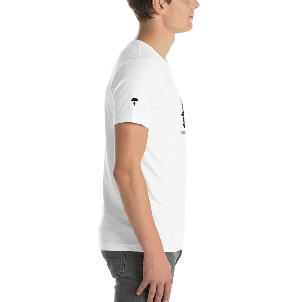 TD Pixelated Sportbike Black Font Short-Sleeve Unisex T-Shirt