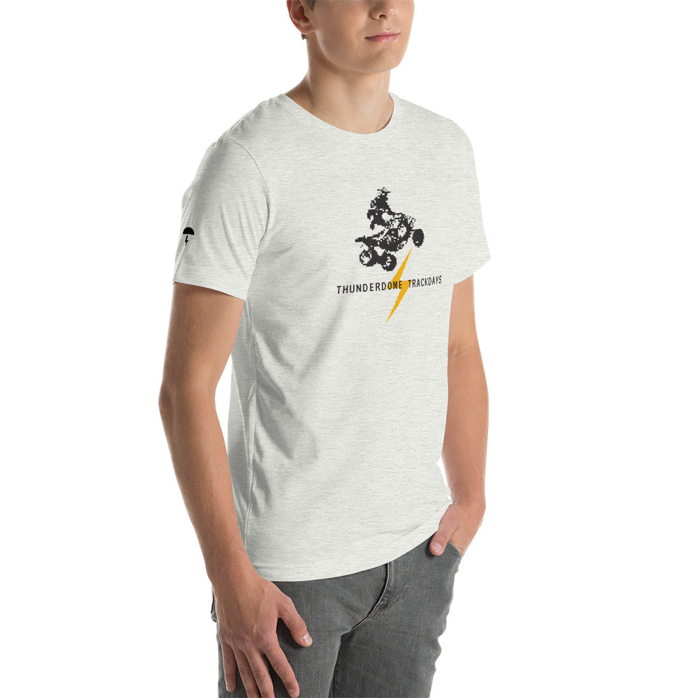 TD Pixelated Quad Black Font Short-Sleeve Unisex T-Shirt