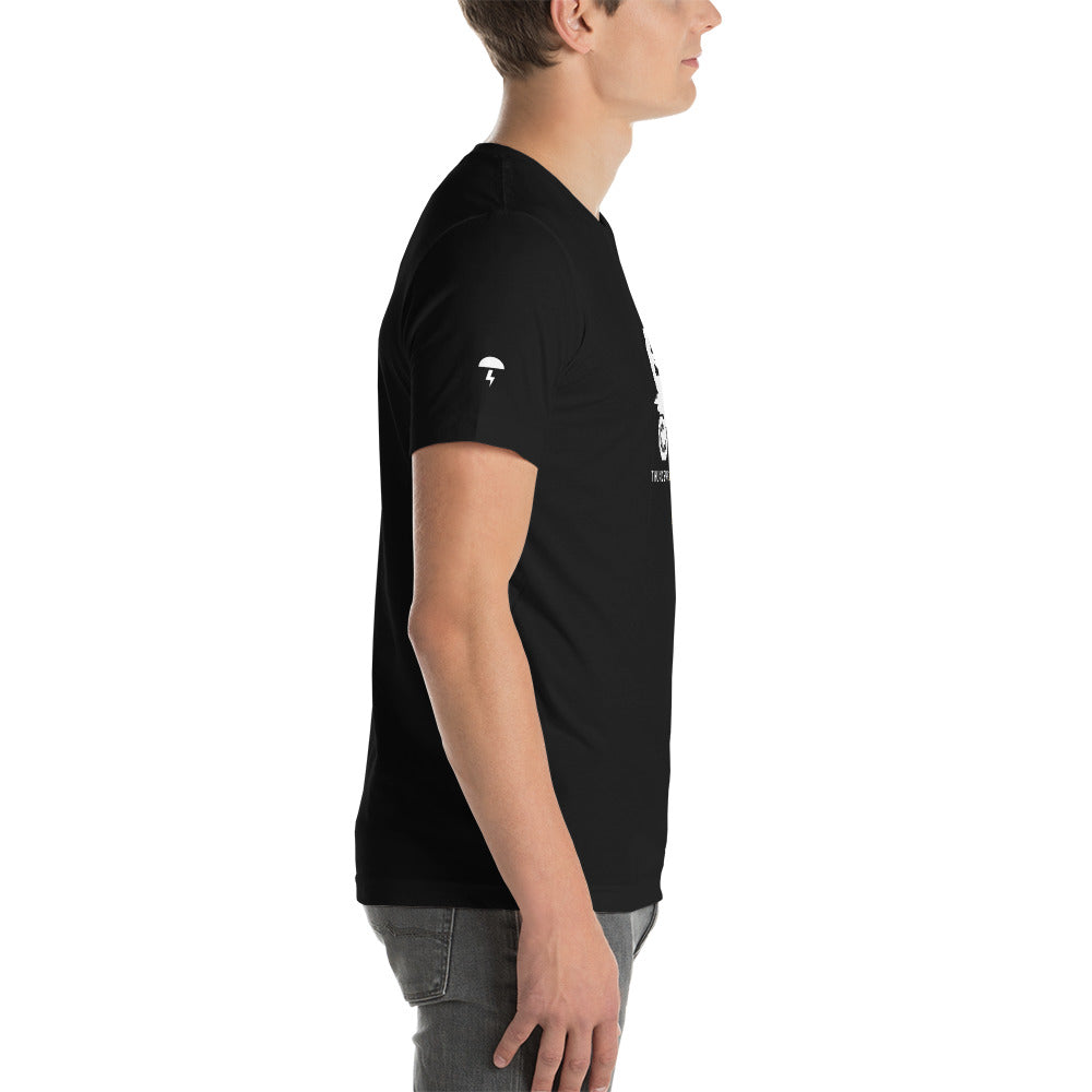 TD Pixelated Supermoto White Font Short-Sleeve Unisex T-Shirt