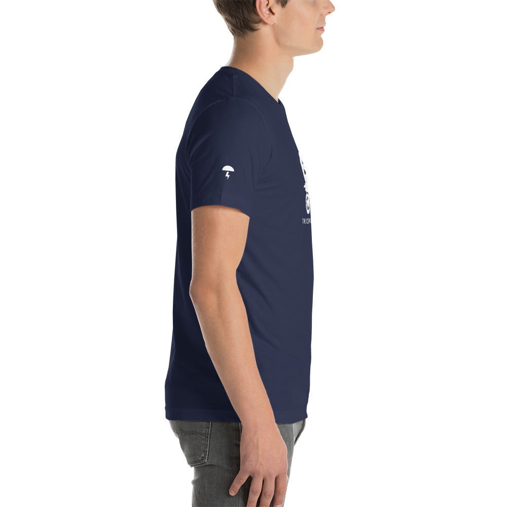 TD Pixelated Supermoto White Font Short-Sleeve Unisex T-Shirt